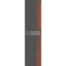 Ковровая плитка Interface Off Line 7559006 Pewter / Mandarin фото 1 | FLOORDEALER